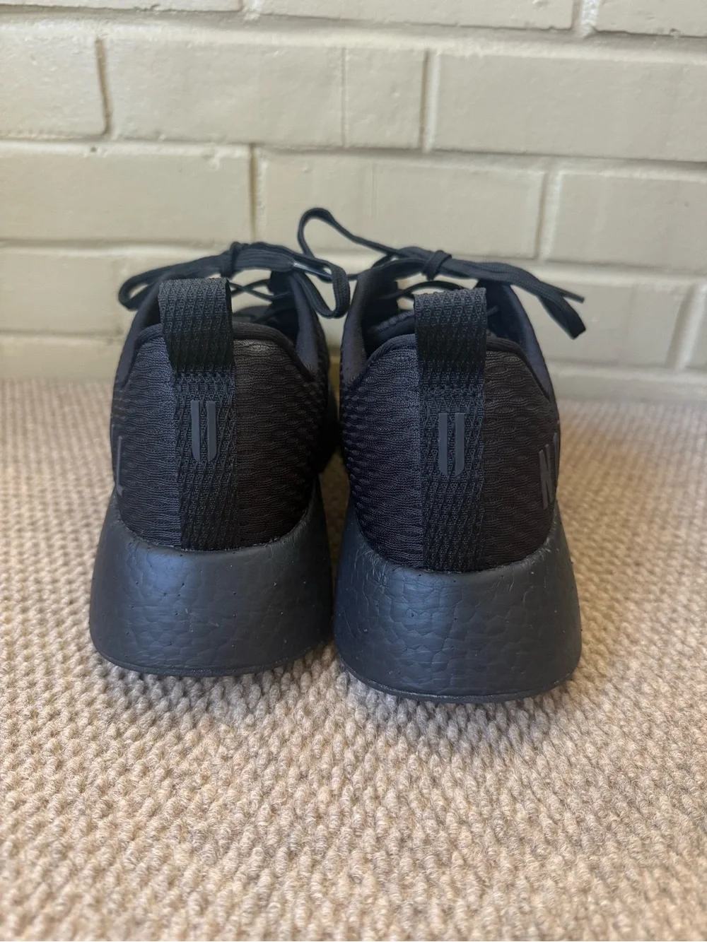NOBULL Journey Sneakers Black Mesh Men’s Size 12 Running Gym CrossFit WORN ONCE